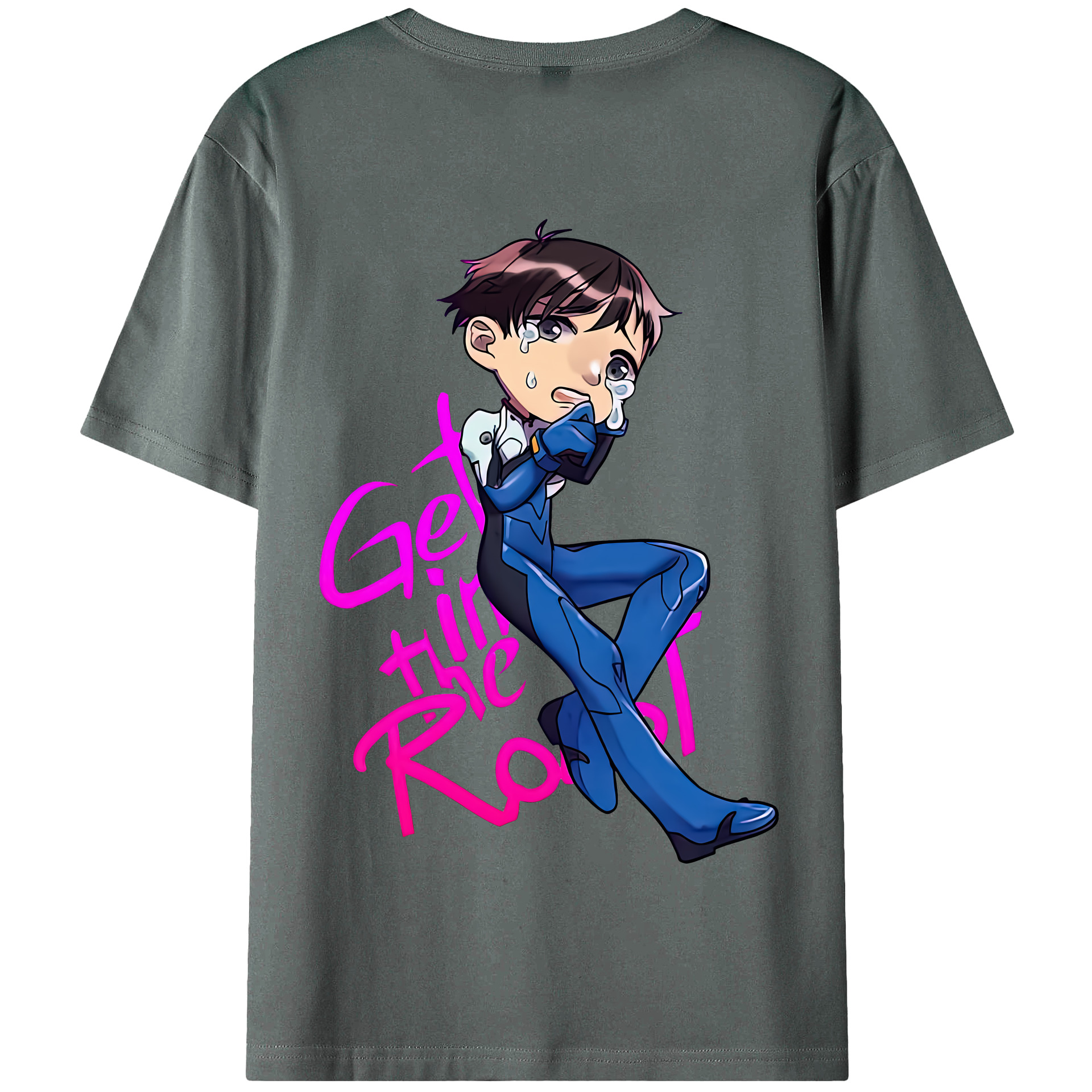 （画像用） EVA 新世紀エヴァンゲリオン 綿100％半袖Tシャツ（背面プリント）